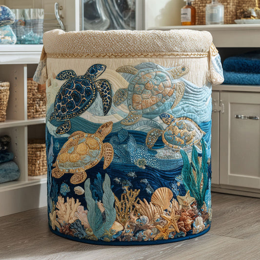 The Artisan Quilted Laundry Basket