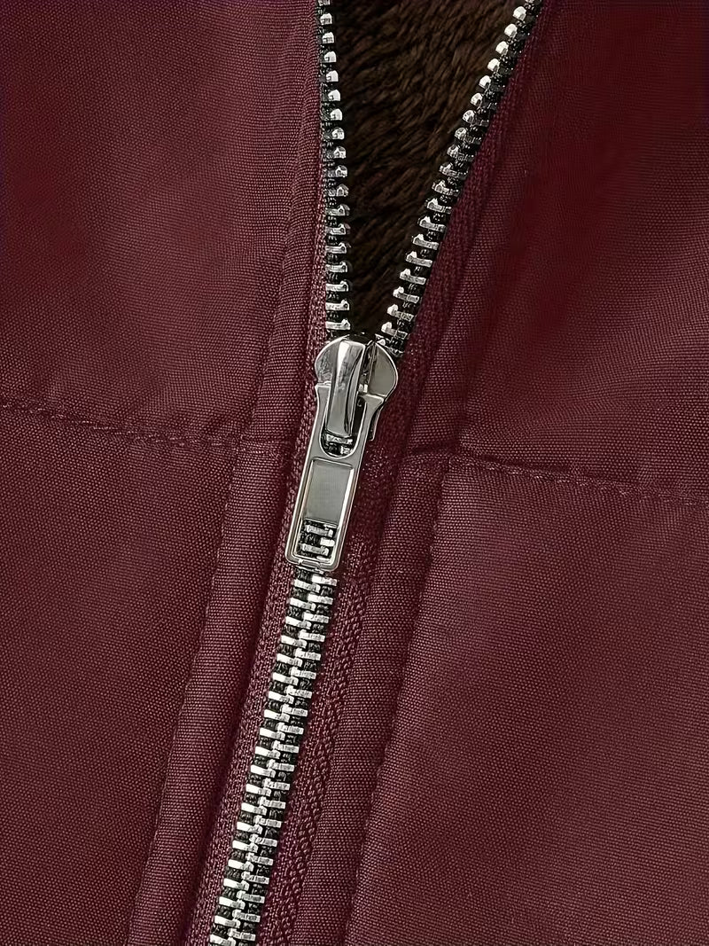 Evelyn™ | Cozy Sherpa-Lined Hooded Coat