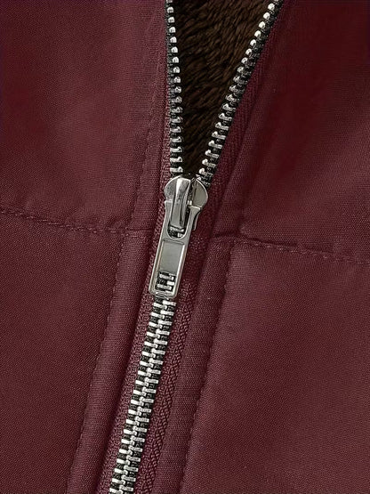 Evelyn™ | Cozy Sherpa-Lined Hooded Coat