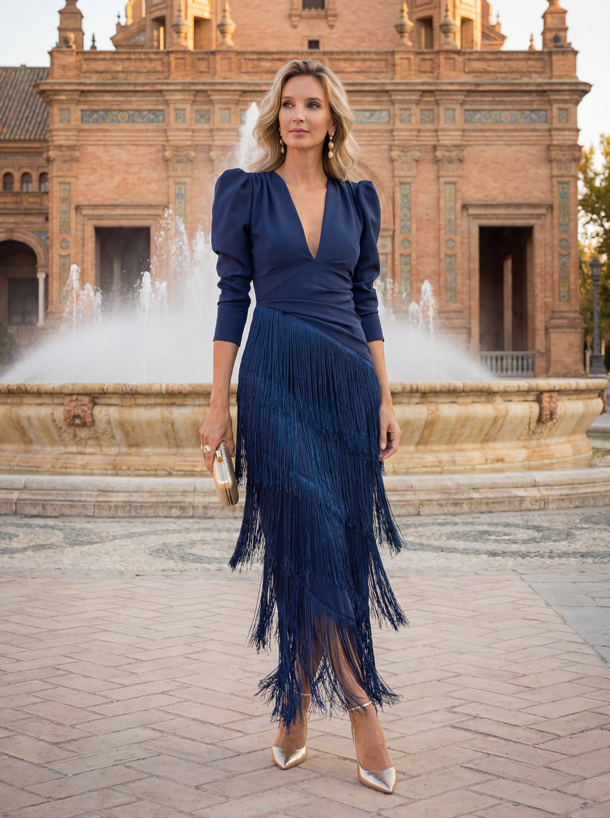 Isla | Fringe Dress