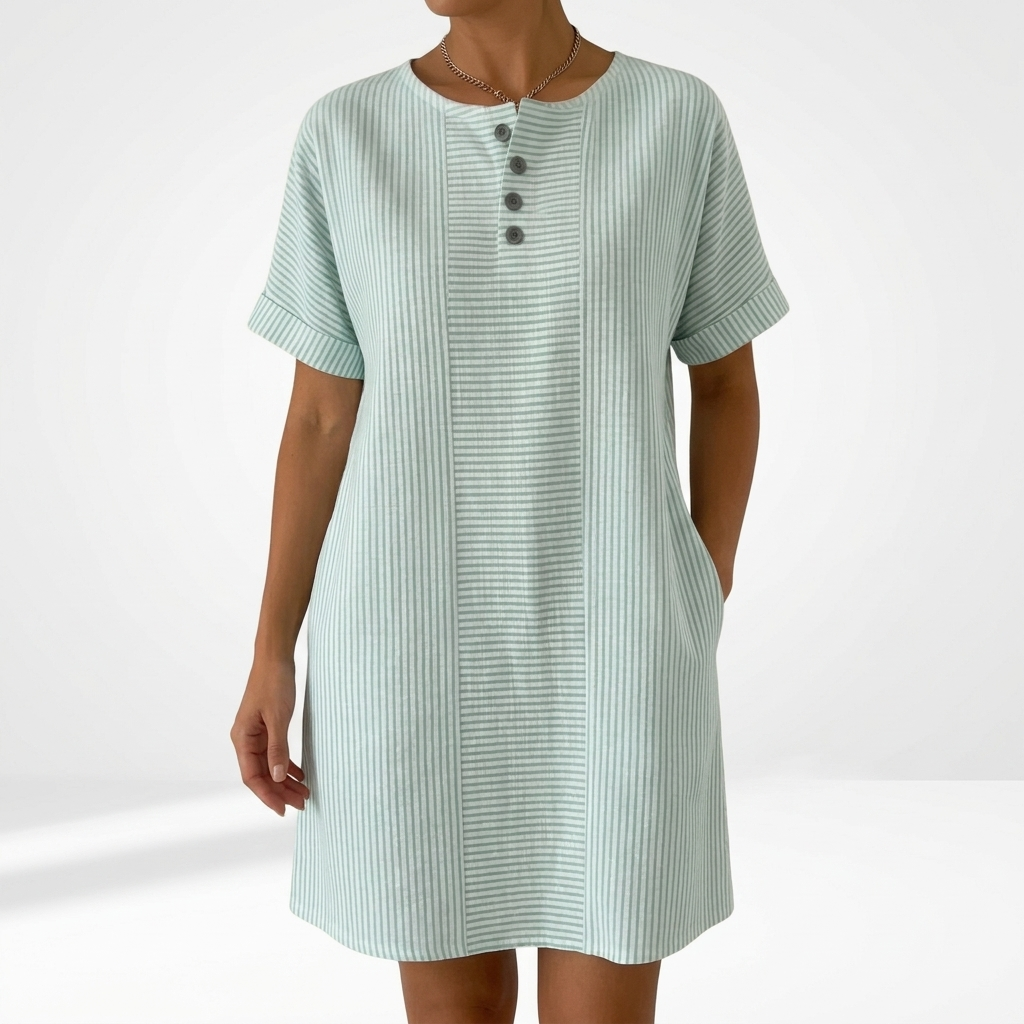 Auressia™ | Lightweight Shirt Dress for Everyday Comfort