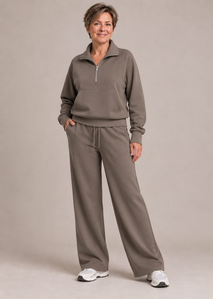 Ellie™ | Relaxed Half-Zip Two-Piece Set