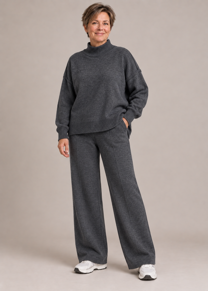 Beatrix™ | Soft Roll-Neck Knit Two-Piece Set