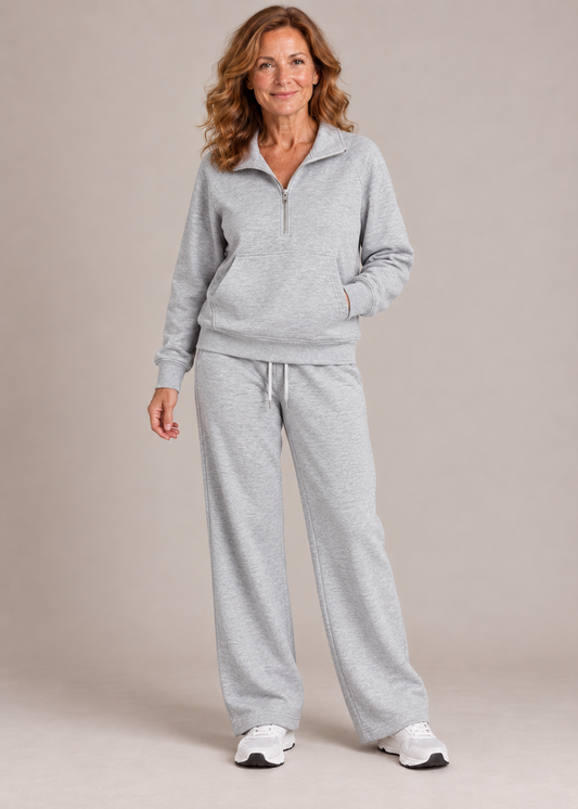 Ellie™ | Relaxed Half-Zip Two-Piece Set