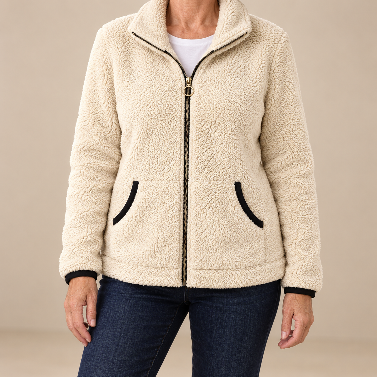The Rosalie™ – Teddy Fleece Jacket