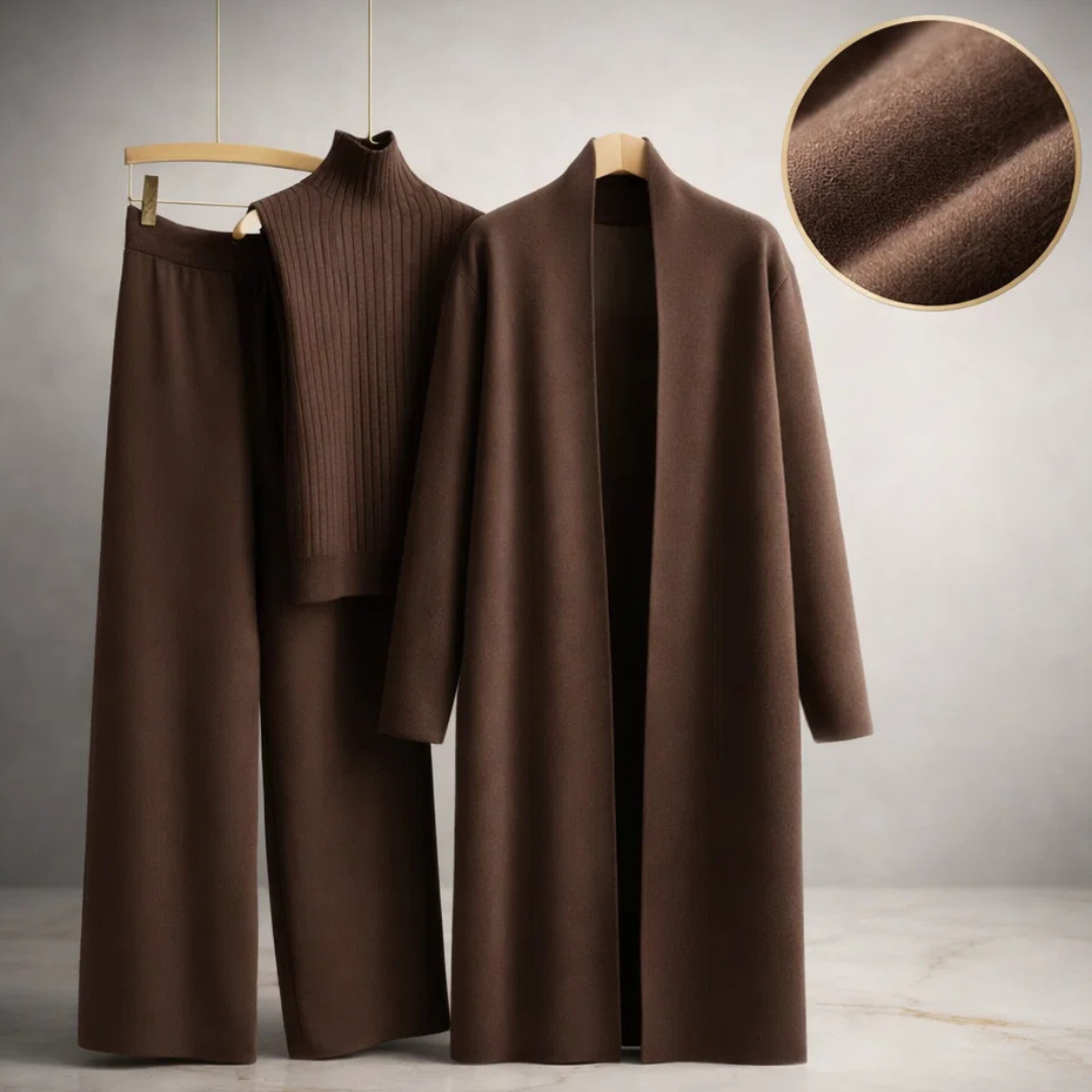Marcelline Cashmere Signature Knit Set