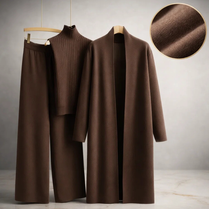 Marcelline Cashmere Signature Knit Set