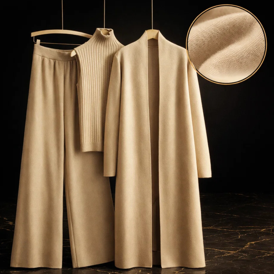 Marcelline Cashmere Signature Knit Set