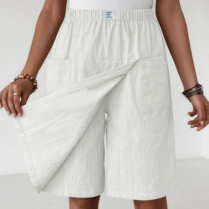 Libertine | Elastic-Waist Skort with Pockets
