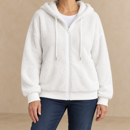 Elowen™ | Cozy Sherpa Zip Hoodie