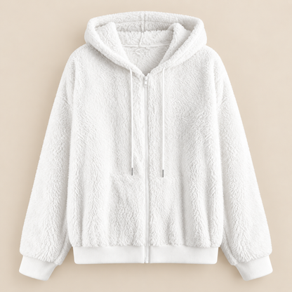 Elowen™ | Cozy Sherpa Zip Hoodie