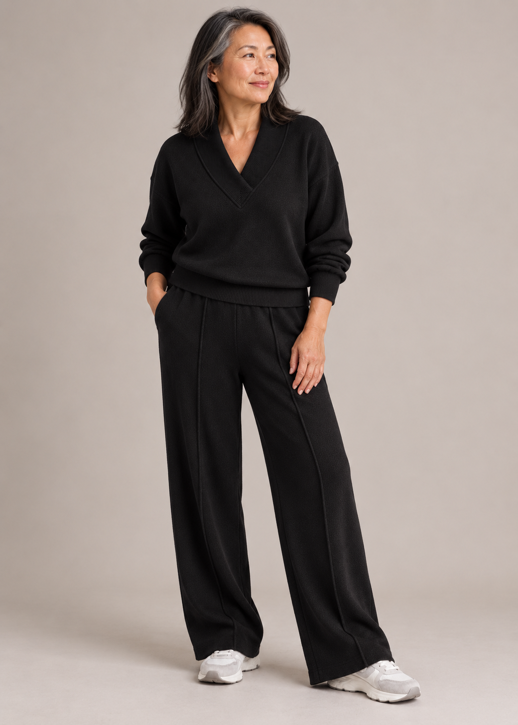 Anaïs™ | Luxuriously Soft V-Neck Knit Set