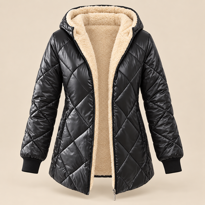 Clara | Sherpa-Lined Quilted Jacket