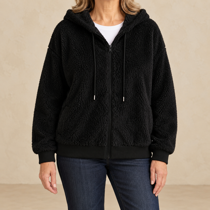 Elowen™ | Cozy Sherpa Zip Hoodie