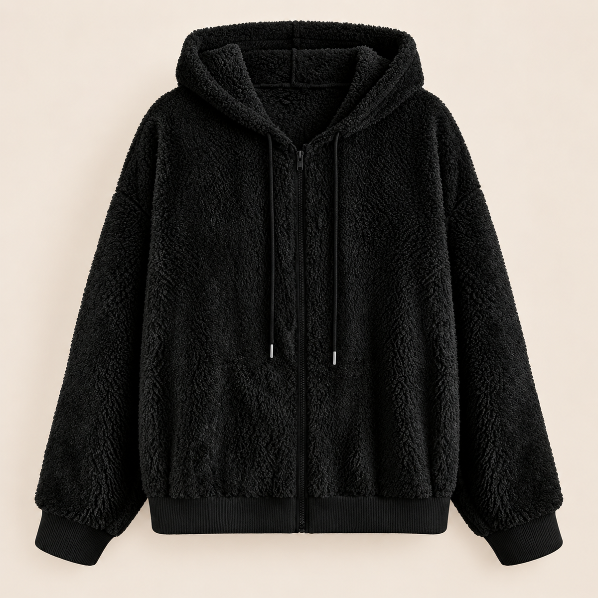 Elowen™ | Cozy Sherpa Zip Hoodie