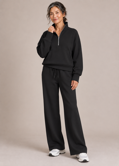 Ellie™ | Relaxed Half-Zip Two-Piece Set