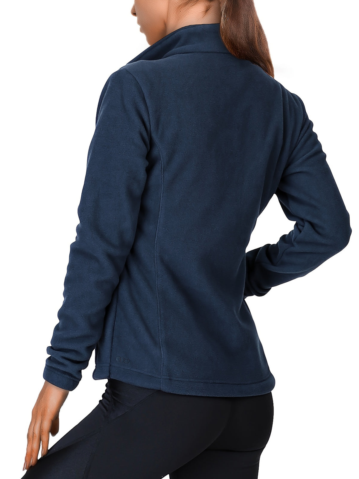 33, 0.0cm Dames Sport Fleece Jas, Volledige Ritssluiting Warme Zachte Polar Lange Mouw Fitness Lichtgewicht Jas met Zakken voor Winter Klassieke Pasvorm Jas