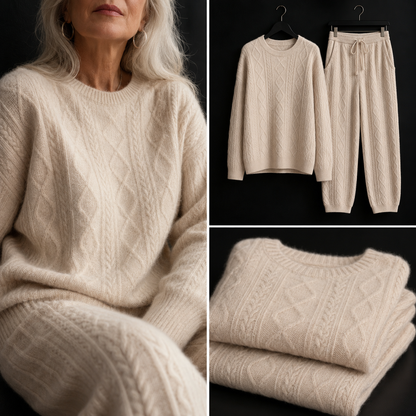Everton Soft Cable-Knit Lounge Set
