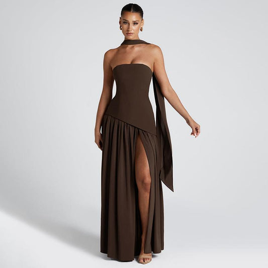 LINDSAY | Elegant Sleeveless Bodycon Maxi Party Dress