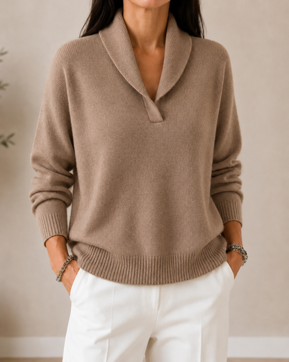 Harrington Soft V-Neck Jumper for Women