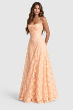 Sophia | Floral Lace Maxi Dress