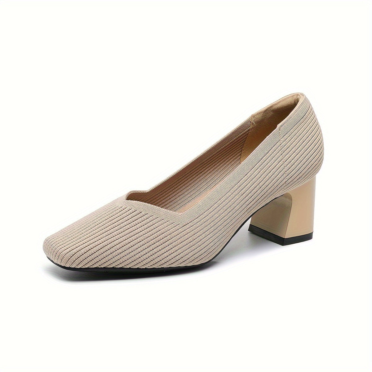 Mariella | Square Heeled Court Shoes