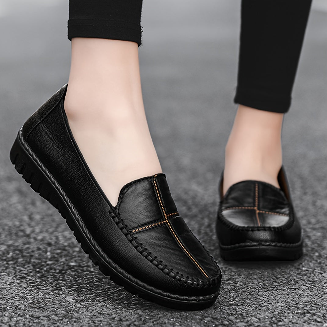 Edith™ | Stitched Comfort Loafers