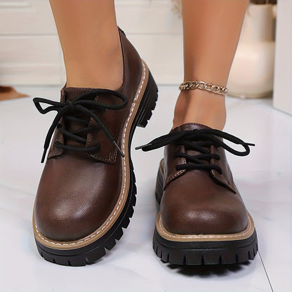 Tabitha™ | Chunky Lace-Up Shoes
