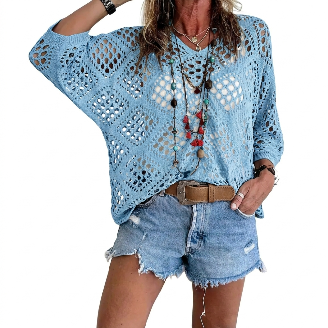 Triana | Relaxed Open-Knit Jumper