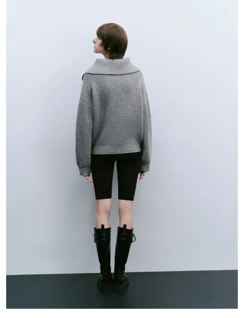 ELODIE | Comfy Half-Zip Sweater