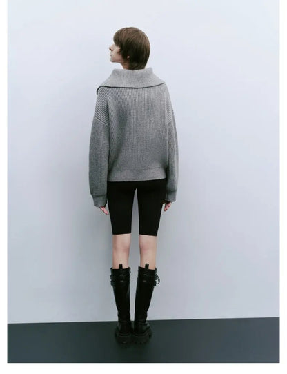 ELODIE | Comfy Half-Zip Sweater