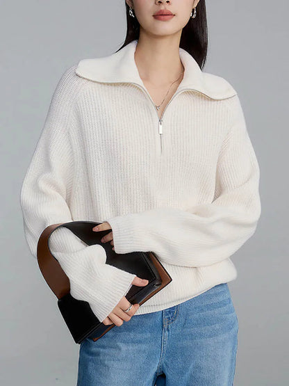 ELODIE | Comfy Half-Zip Sweater