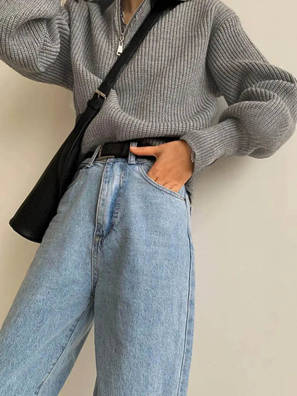 ELODIE | Comfy Half-Zip Sweater