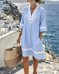 Gracie | Striped Short Dress