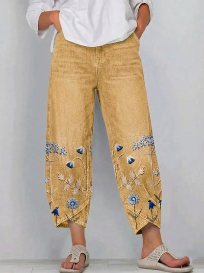 Aven – Elegant Embroidered Trousers