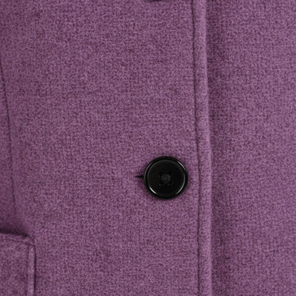 Elara – Women's Coat with Stand-Up Collar and Pockets