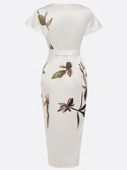 Amelia | Elegant Floral Wrap Dress