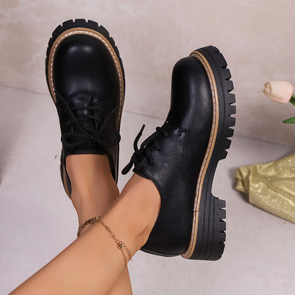 Tabitha™ | Chunky Lace-Up Shoes