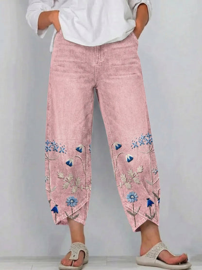 Aven – Elegant Embroidered Trousers