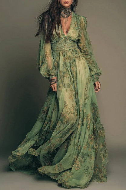 Elowen | Elegant Floral Summer Dress