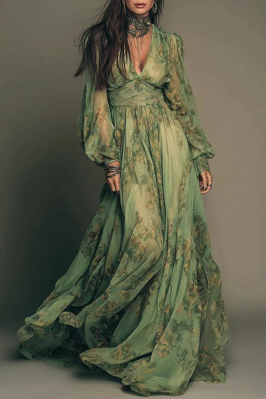 Elowen | Elegant Floral Summer Dress