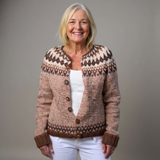 GEORGINA | RETRO ICELANDIC CARDIGAN