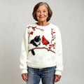 TILLY | CHRISTMAS SOFT CAT ART FLANNEL JUMPER FOR WOMEN