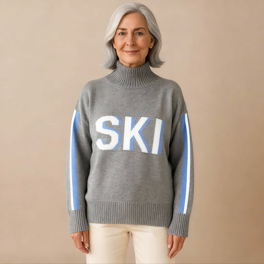 IMOGEN | RETRO TURTLENECK SKI SWEATER