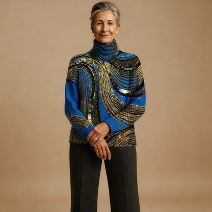 IVY | CHRISTMAS KNIT TURTLENECK SWEATER