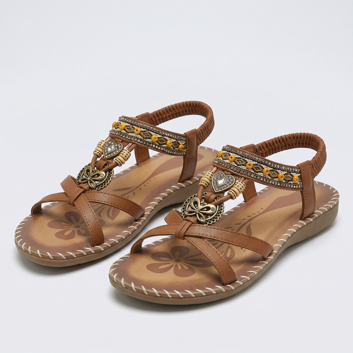 Nadia – Ibiza-style orthopedic sandals for comfort and elegance