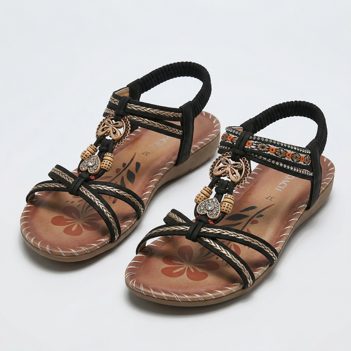 Nadia – Ibiza-style orthopedic sandals for comfort and elegance