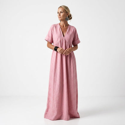 Azurine™ | Vibrant Mediterranean Maxi Dress