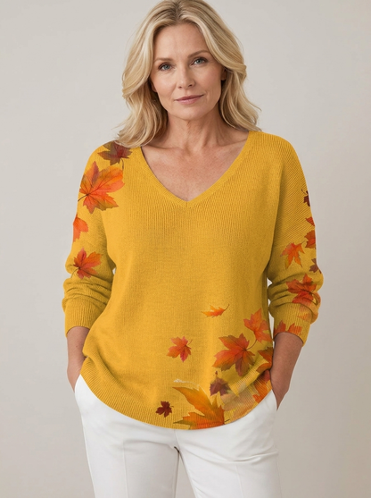 Sera™ | Elegant V-Neck Sweater