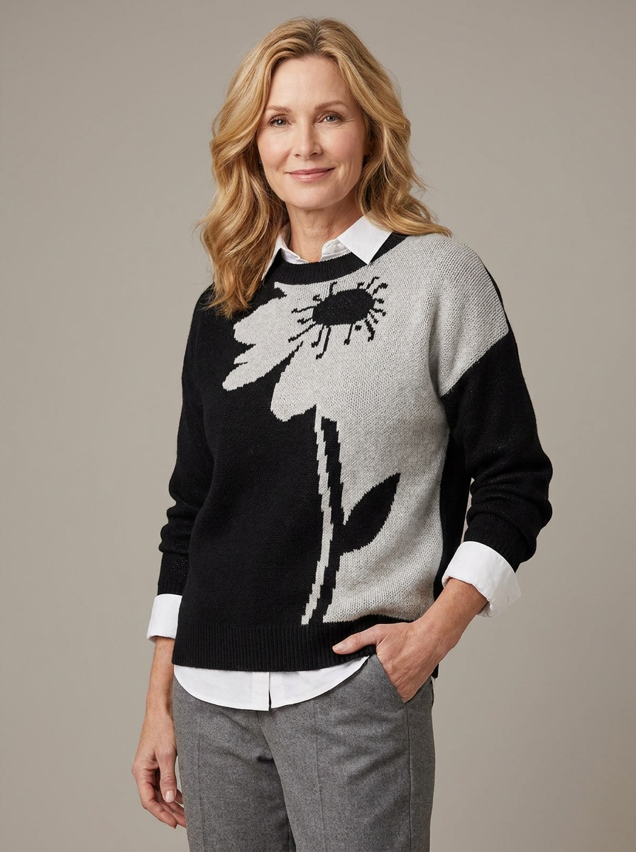 Yolante Knit Sweater for Women | Soft Comfortable Casual Top